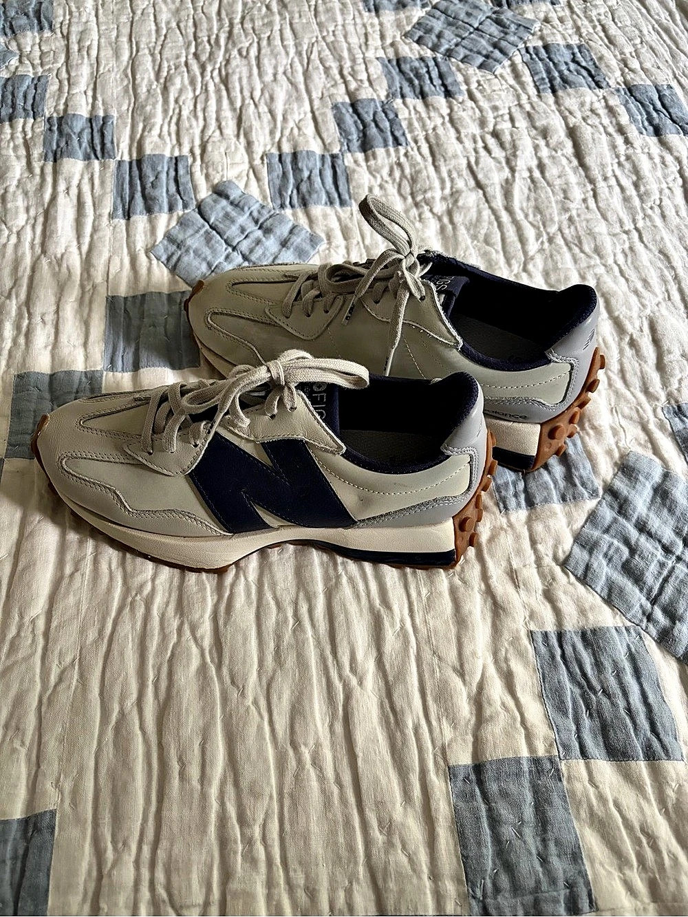 New Balance x FIGS 327 Navy Women's Gray & Blue Sneakers